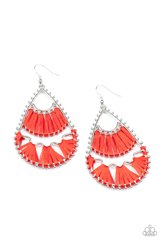Samba Scene Red-Earrings