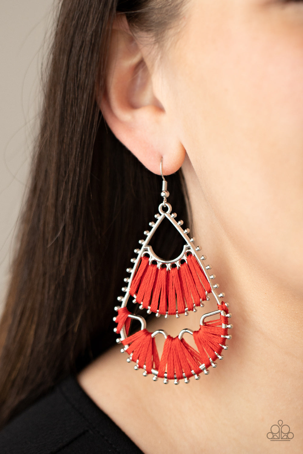 Samba Scene Red-Earrings