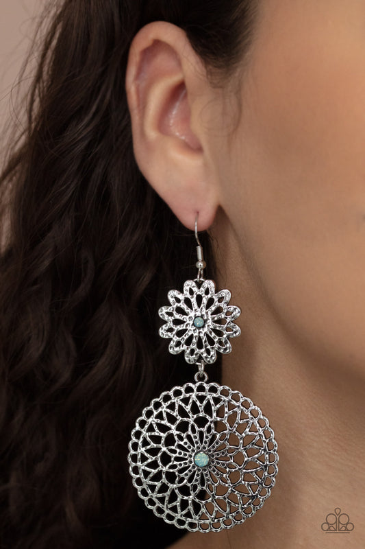 Garden Mantra Blue-Earrings