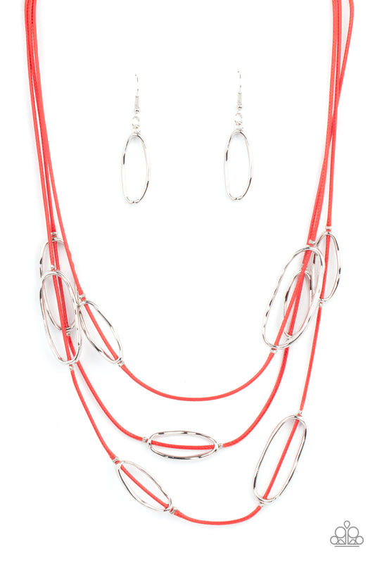 Check Your CORD-inates Red-Necklace