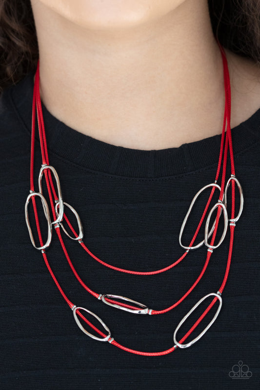 Check Your CORD-inates Red-Necklace