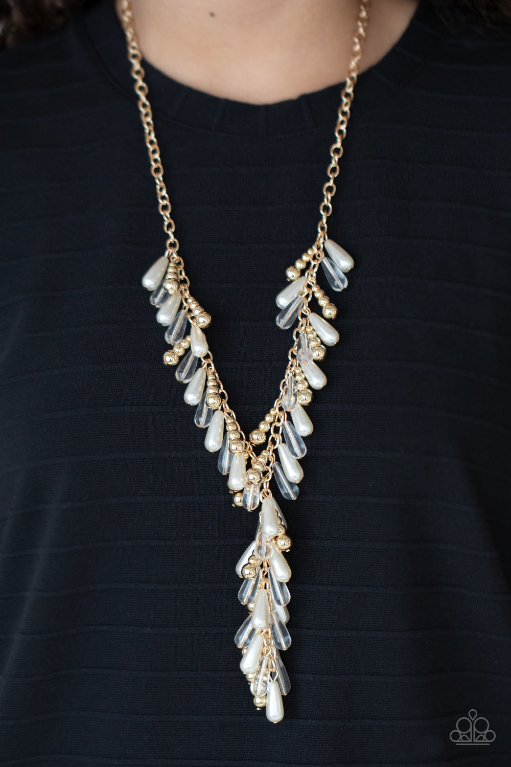 Dripping With DIVA-ttitude Gold-Necklace