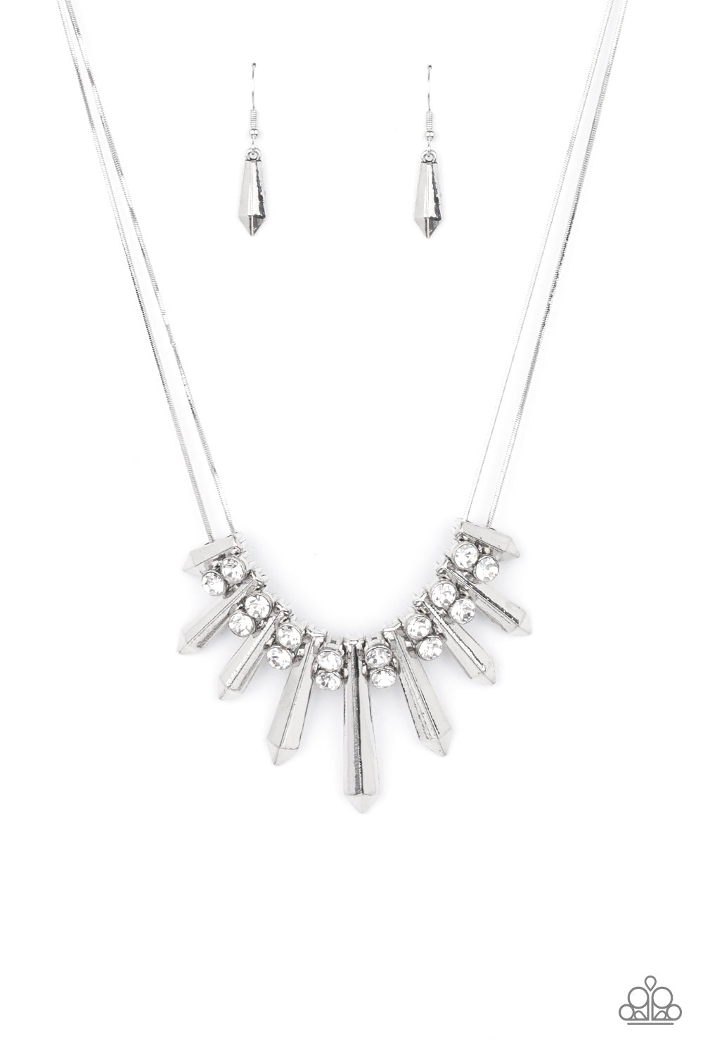 Dangerous Dazzle White-Necklace