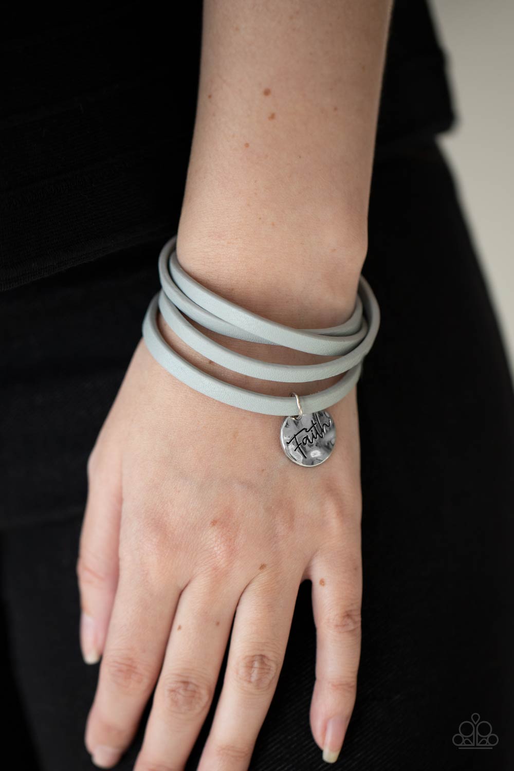Wonderfully Worded Silver-Bracelet