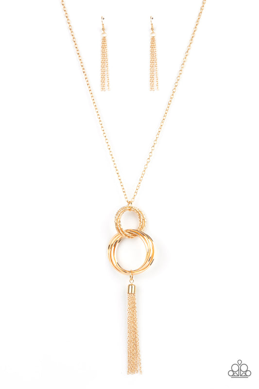 Orbiting Splendor Gold-Necklace