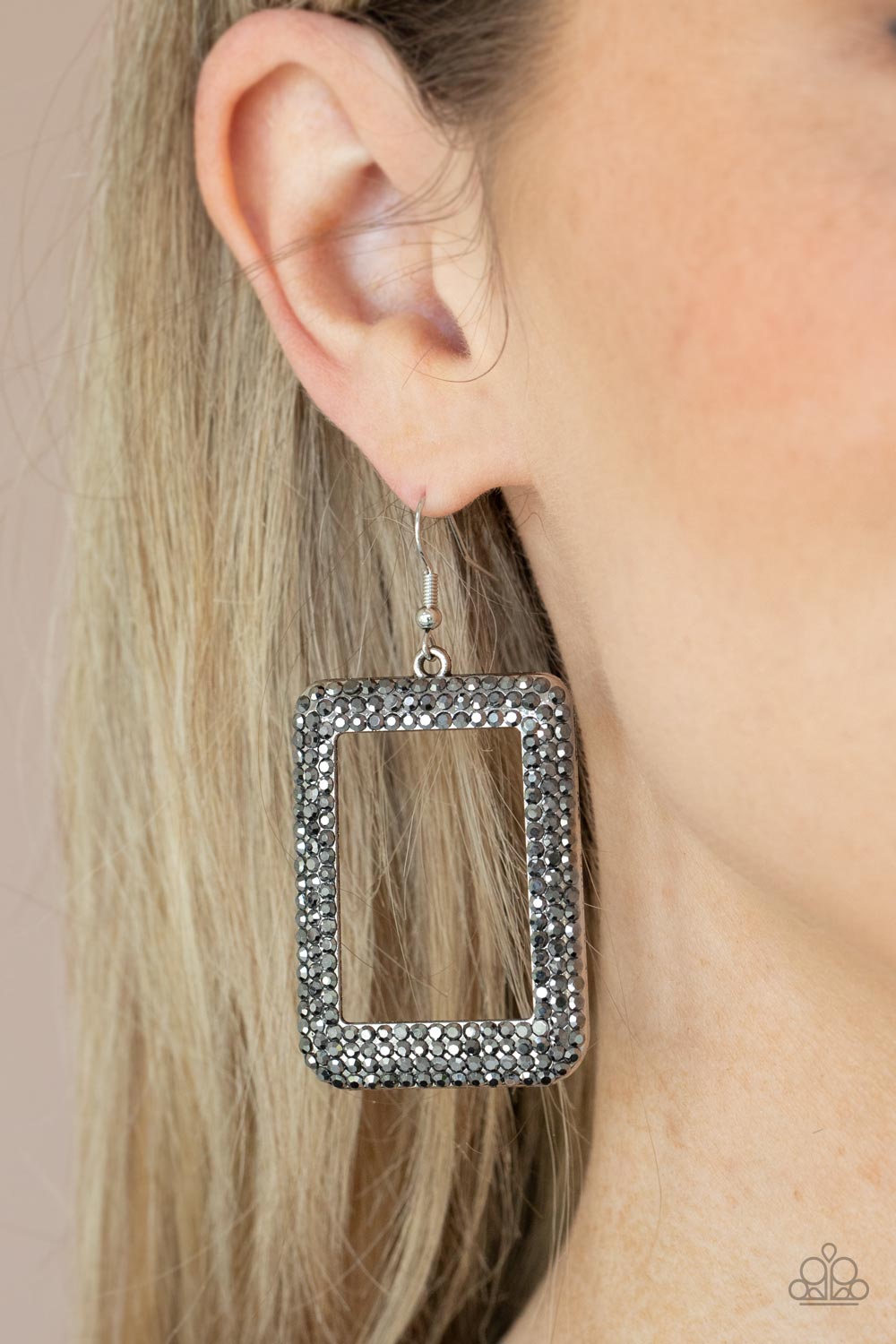 World FRAME-ous Silver-Earrings