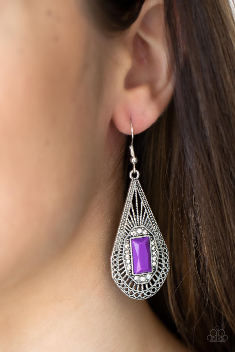 Deco Dreaming Purple-Earrings