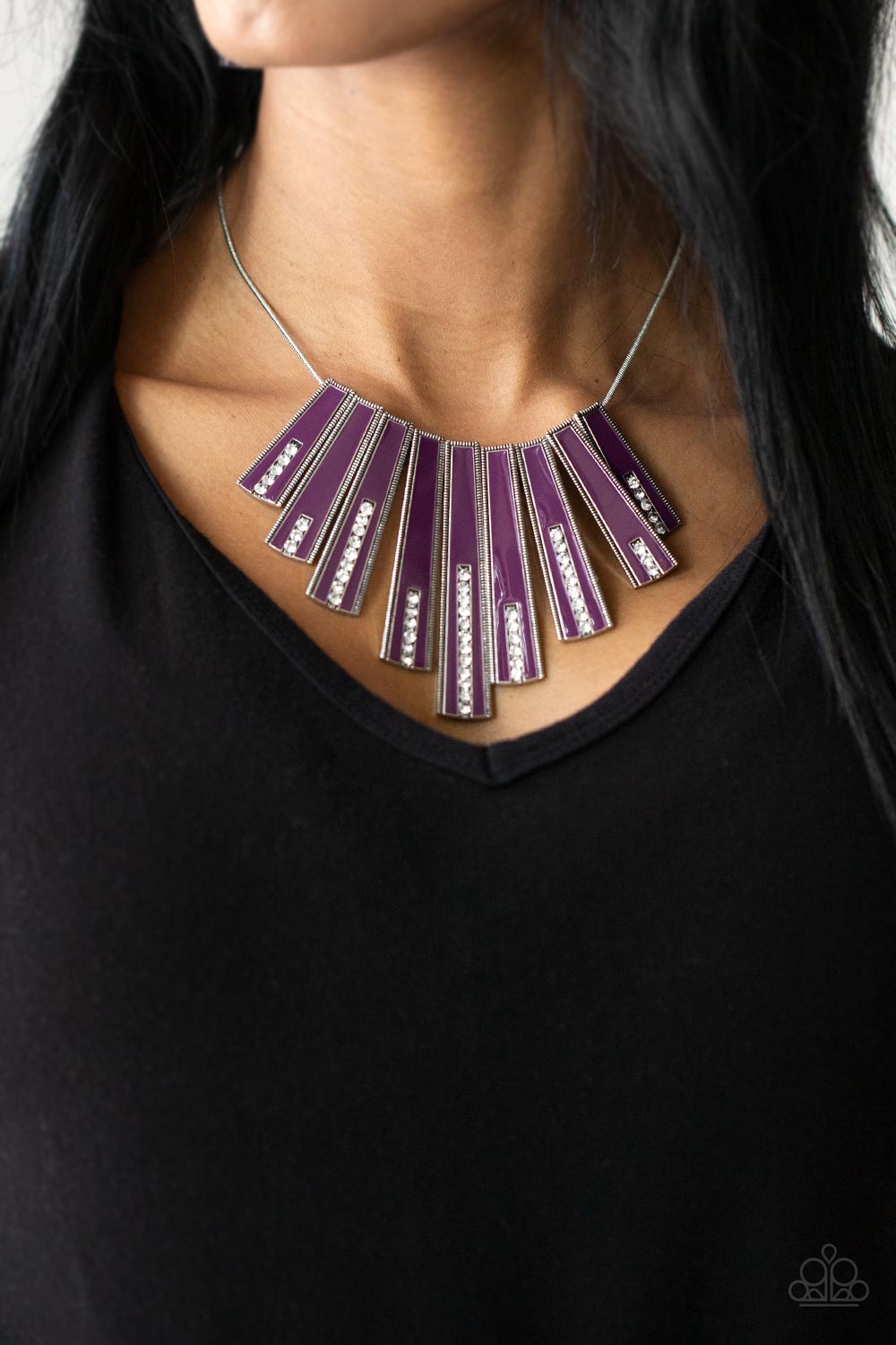 FAN-tastically Deco Purple-Necklace