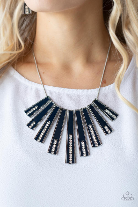 FAN-tastically Deco Blue-Necklace