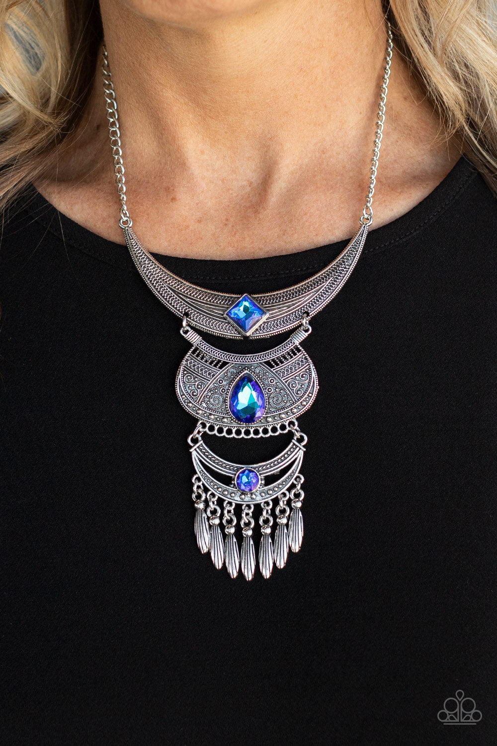 Lunar Enchantment Blue-Necklace