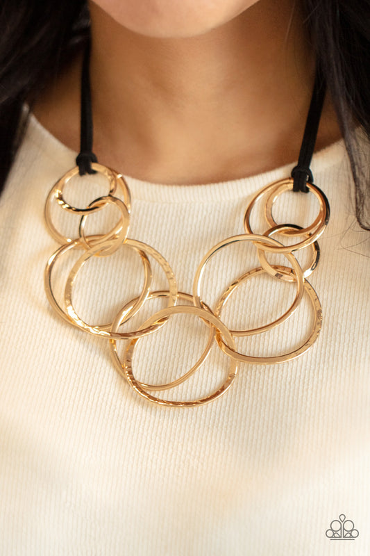 Spiraling Out of COUTURE Gold-Necklace