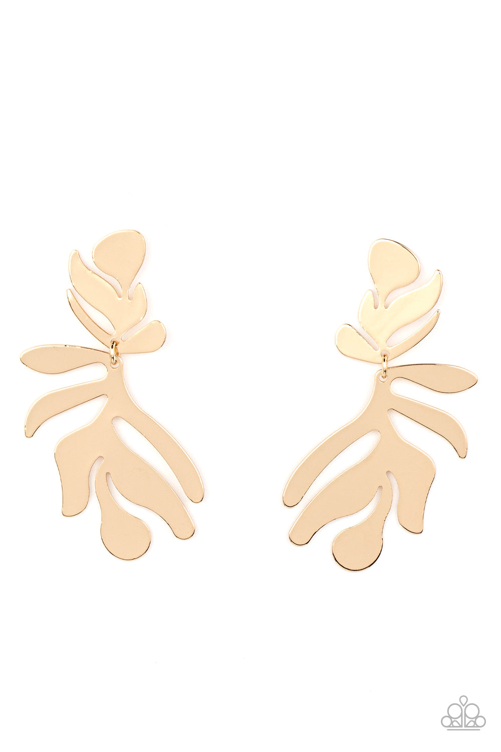 Palm Picnic Gold-Earrings