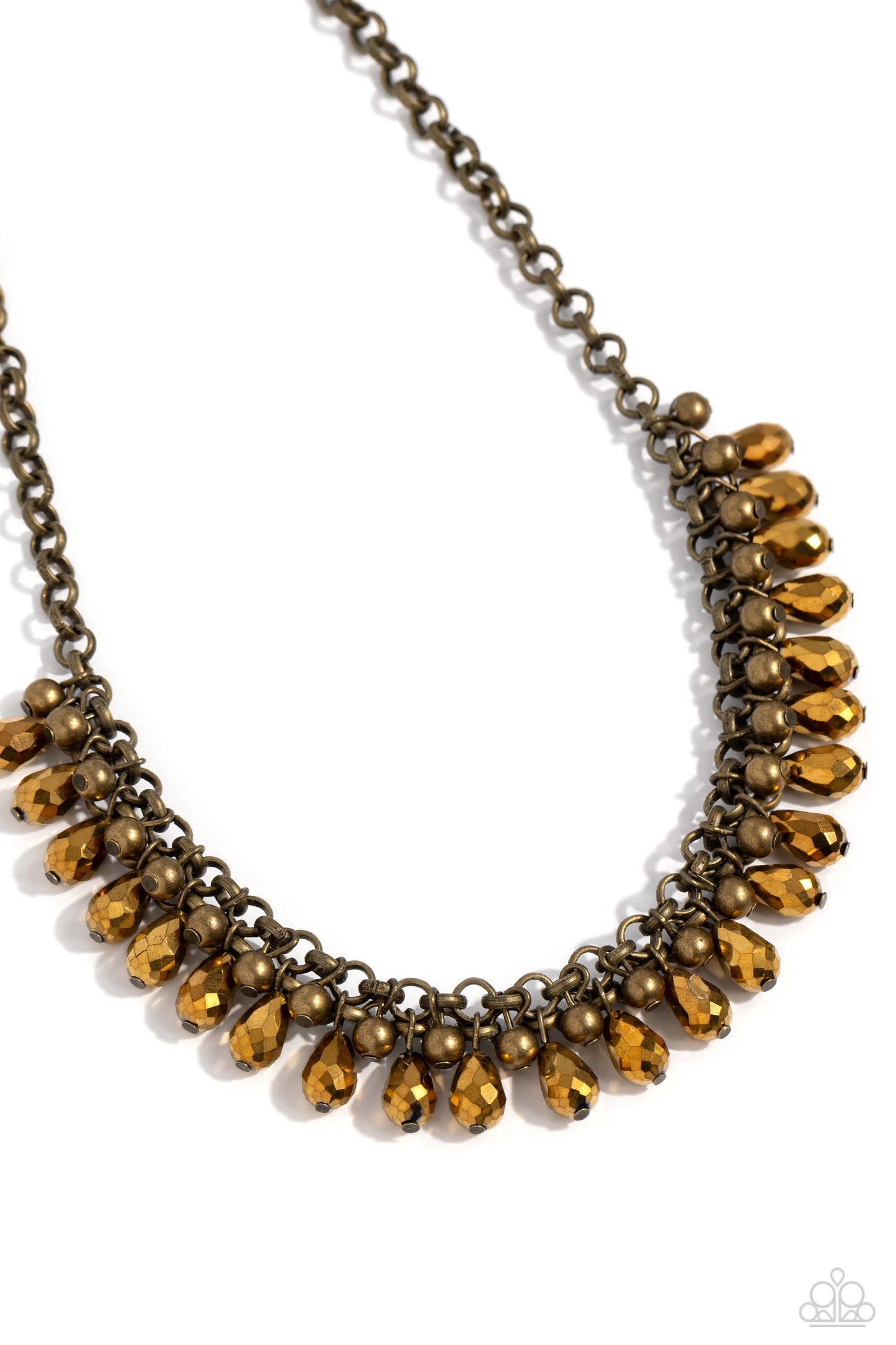 Metro Monarchy Brass-Necklace