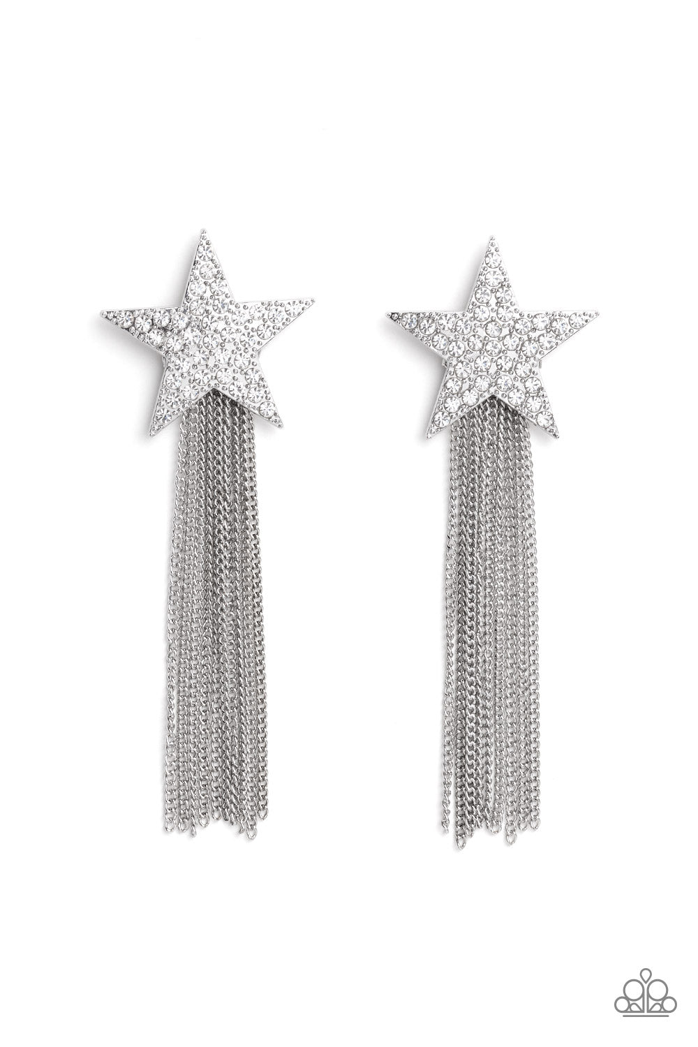 Superstar Solo White-Earrings