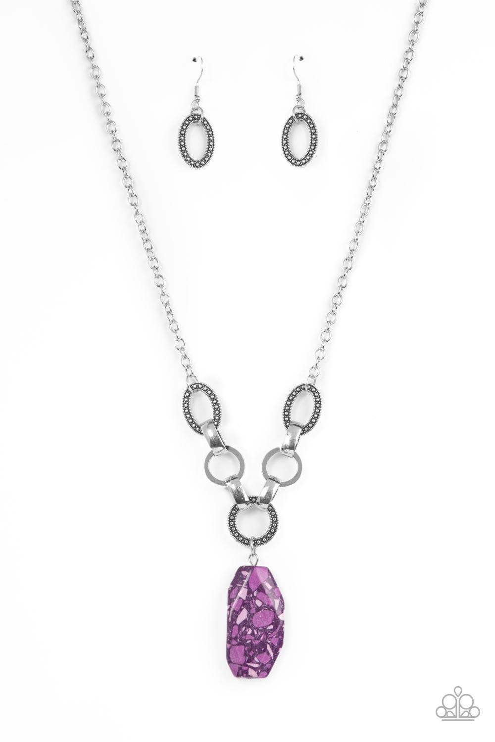 Mystical Mineral Purple-Necklace
