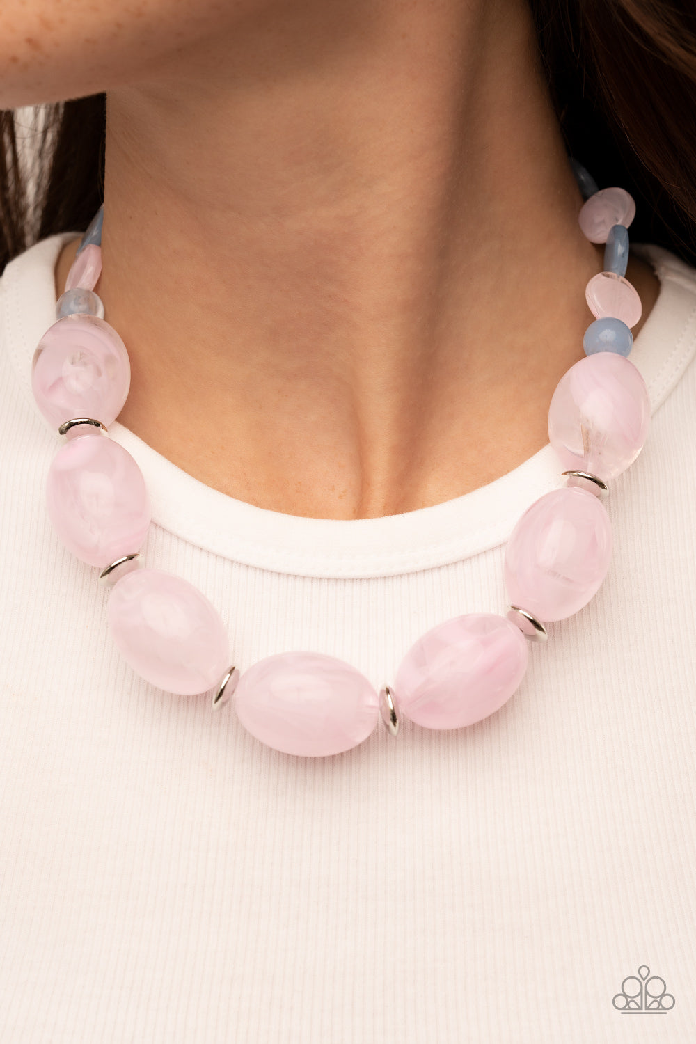 Belle of the Beach Pink-Necklace