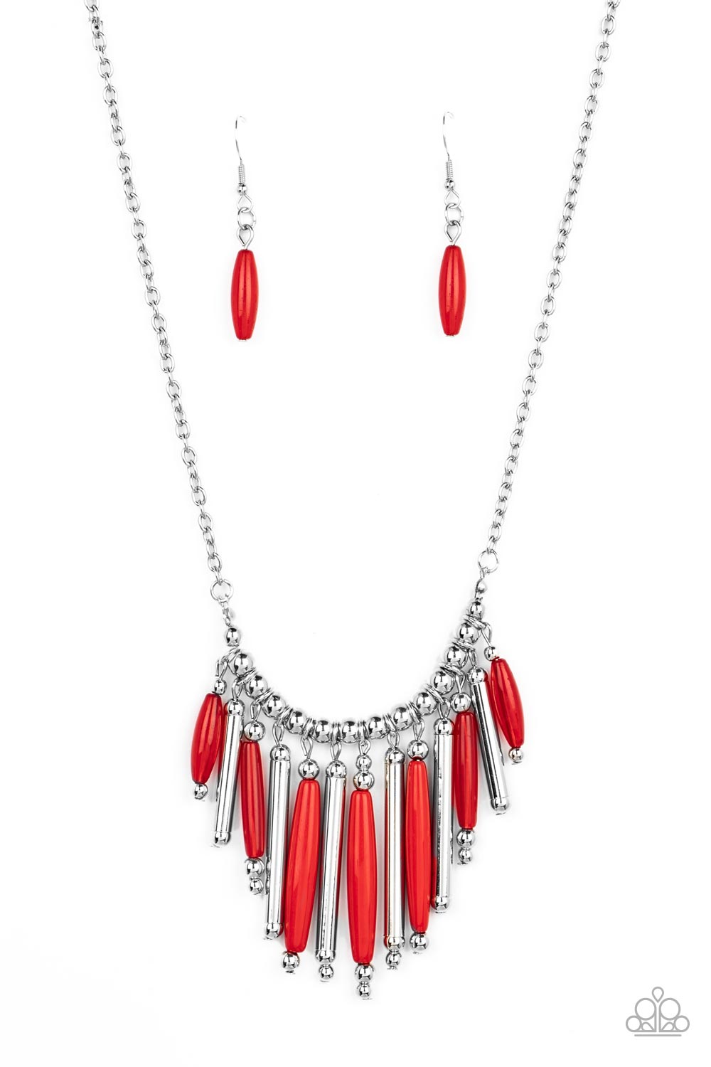 Bohemian Breeze Red-Necklace