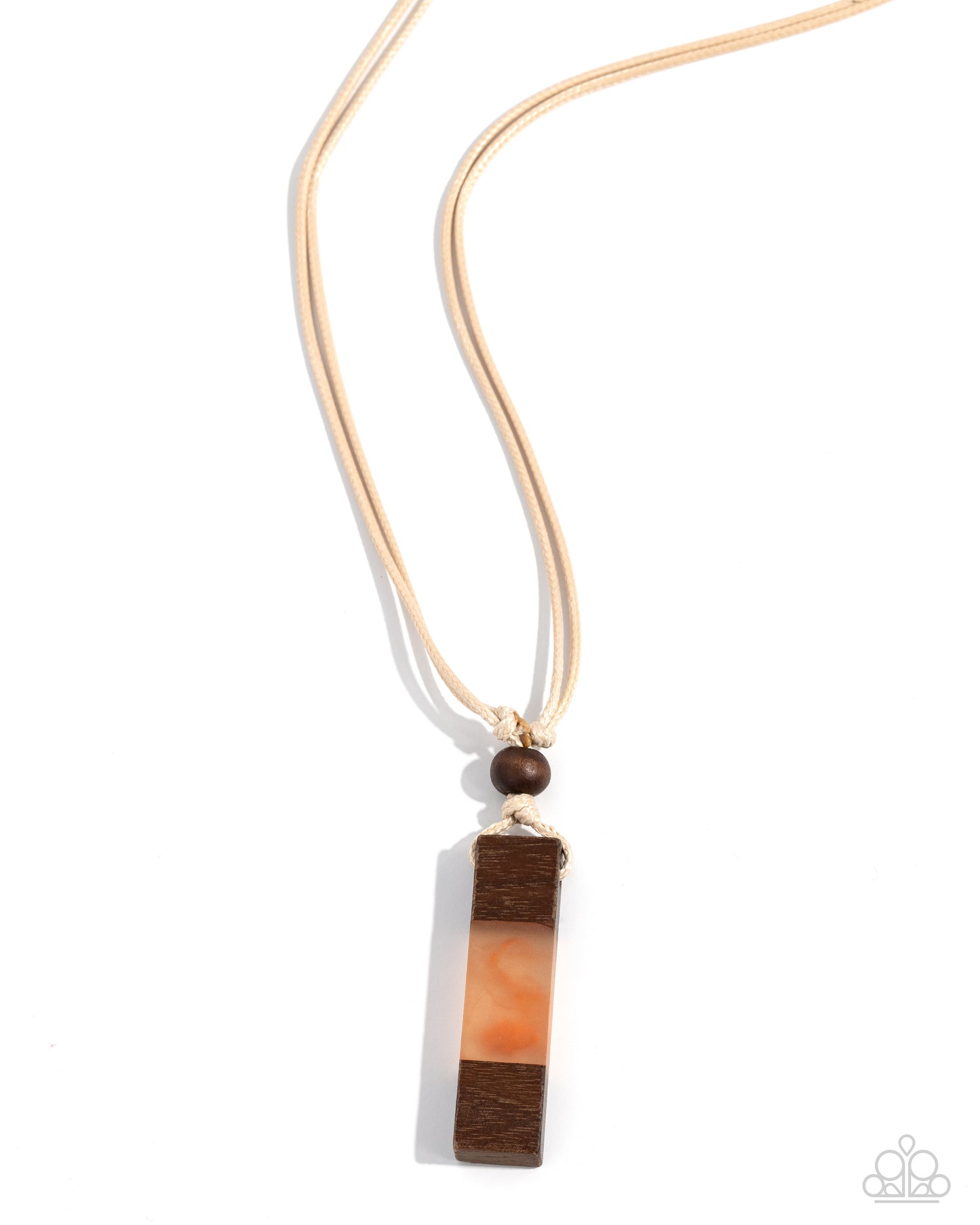 Timber Totem Orange-Urban Necklace