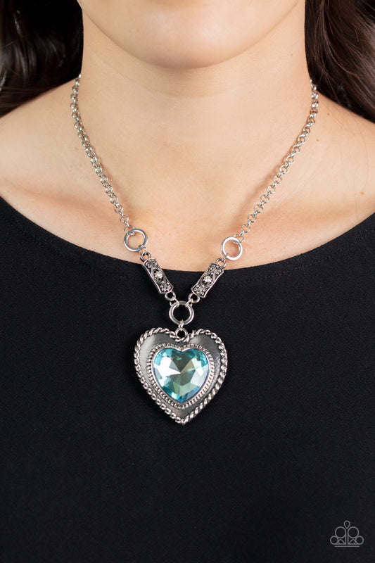 Heart Full of Fabulous Blue-Necklace