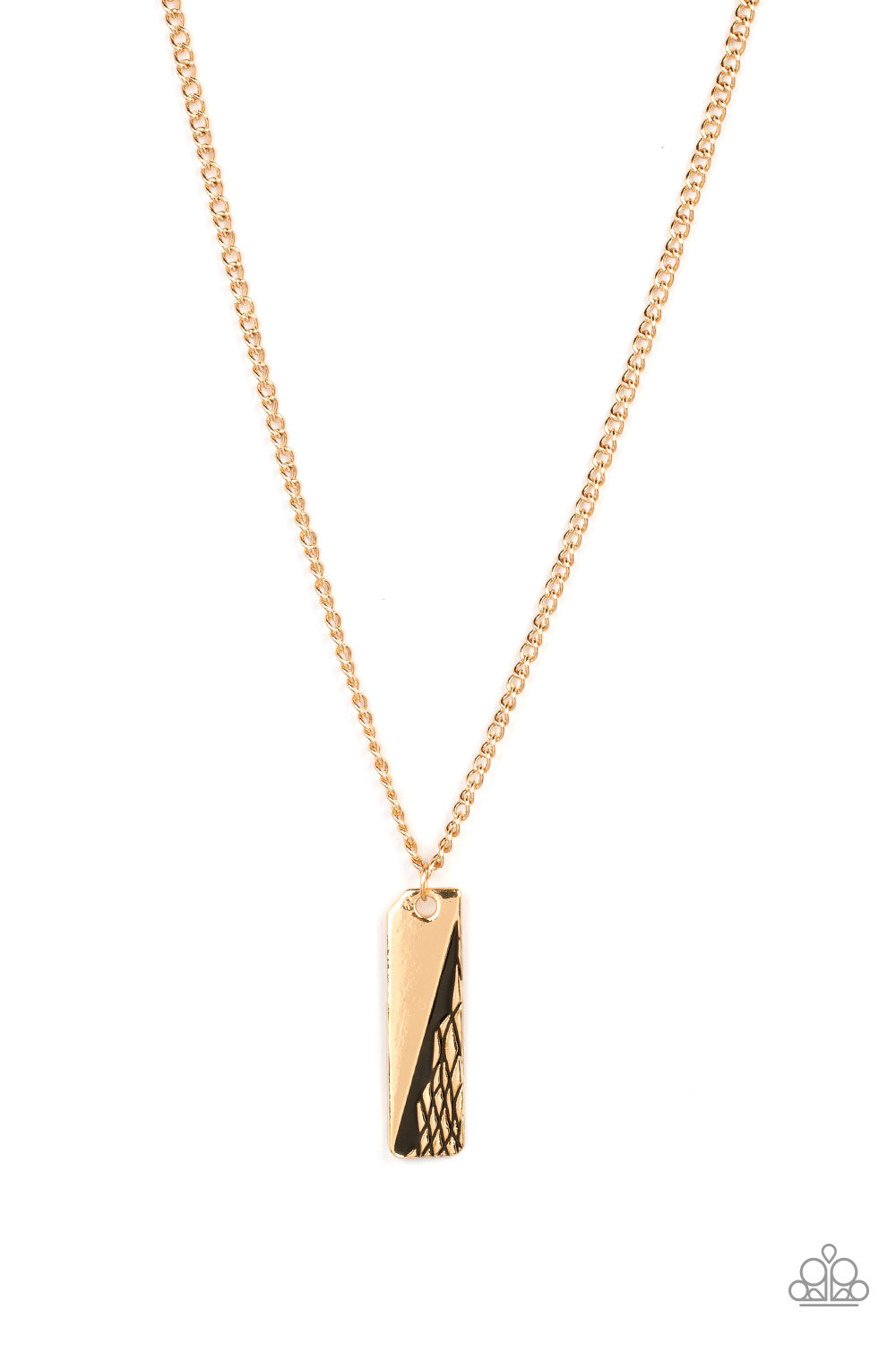 Tag Along Gold-Urban Necklace
