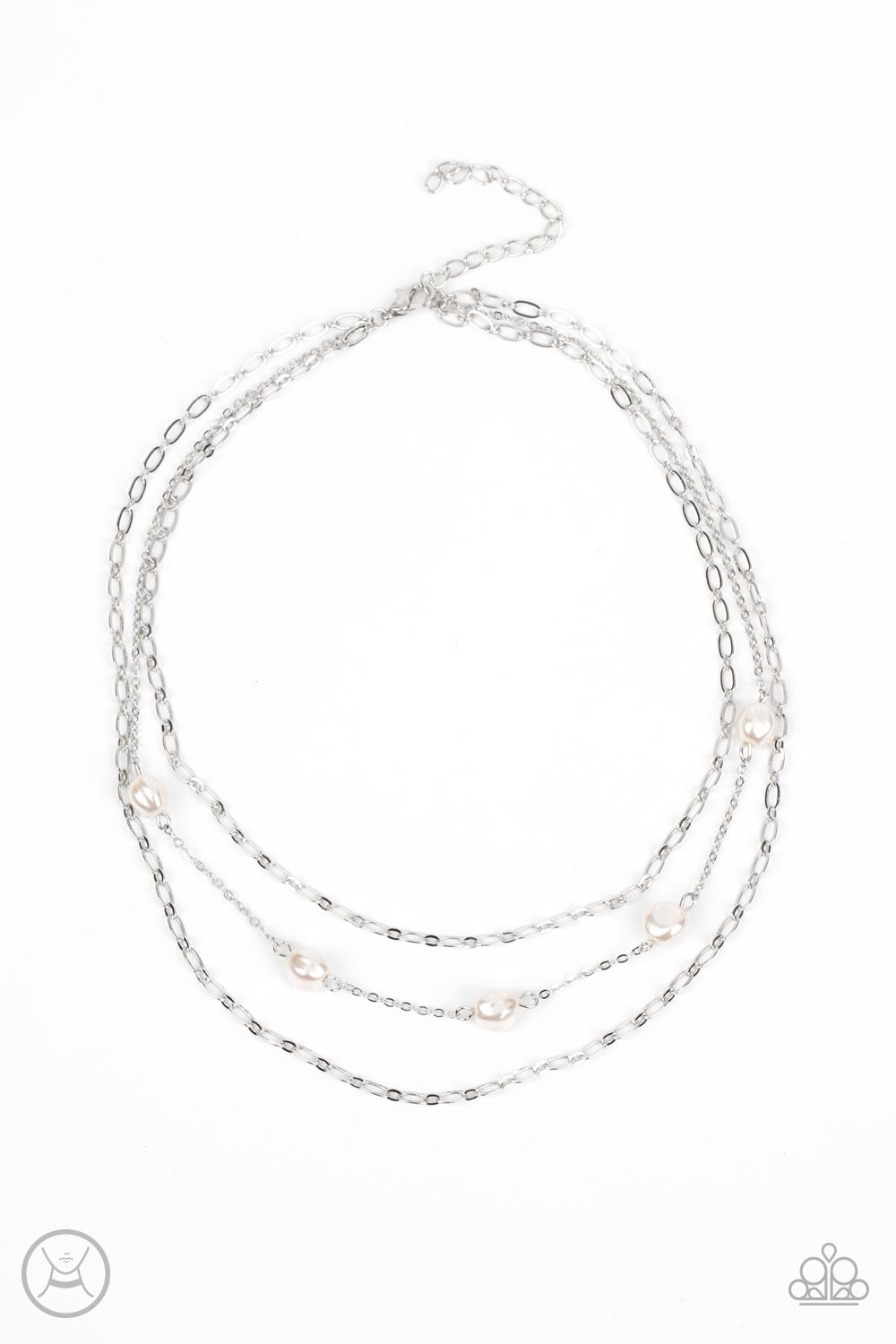 Offshore Oasis White Choker-Necklace