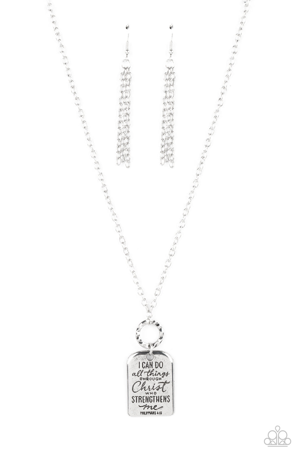Persevering Philippians Silver-Necklace