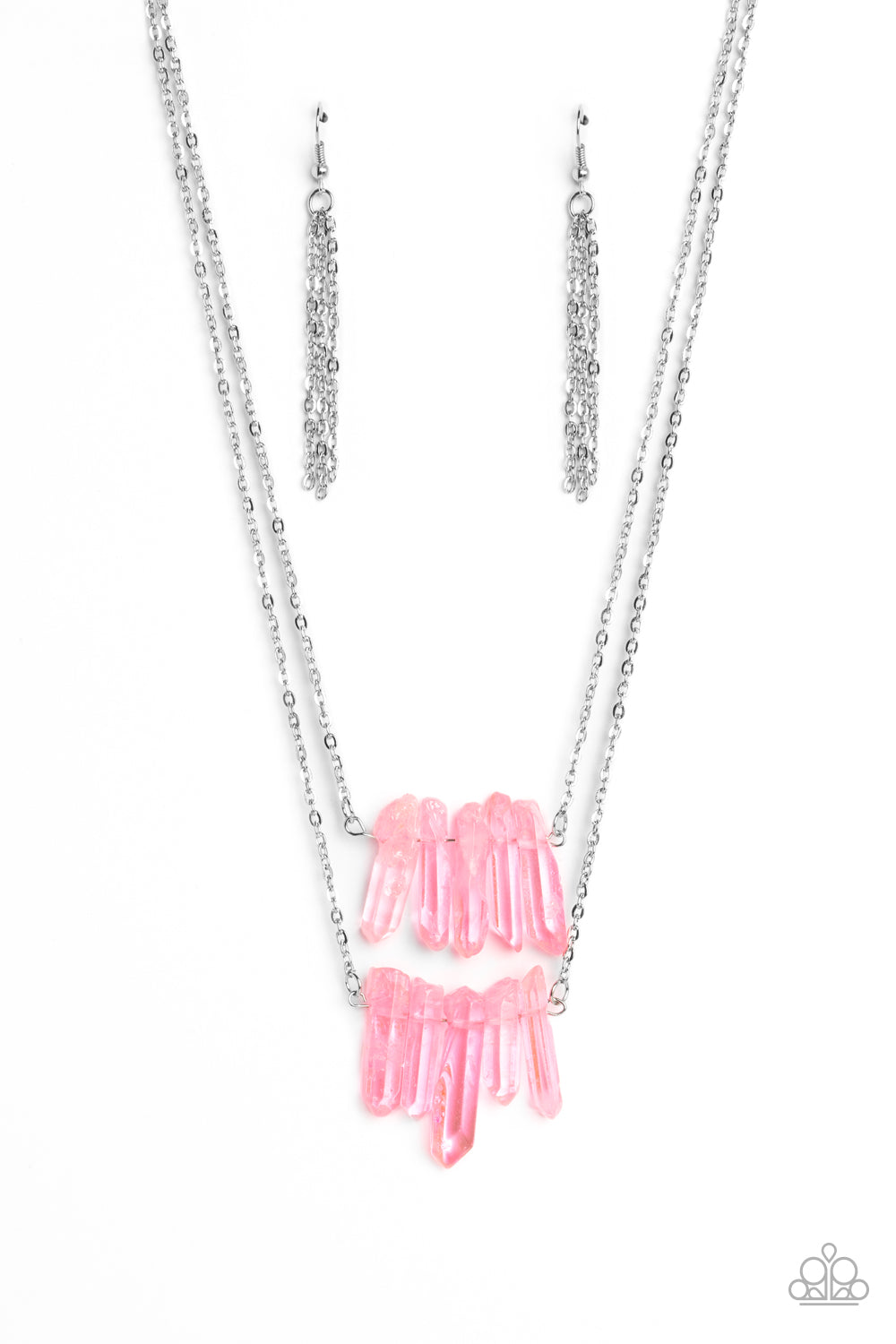 Crystal Catwalk Pink-Necklace