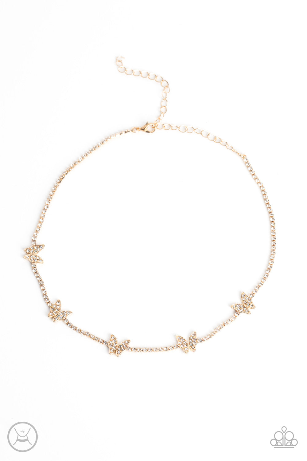 Fluttering Fanatic Gold-Necklace
