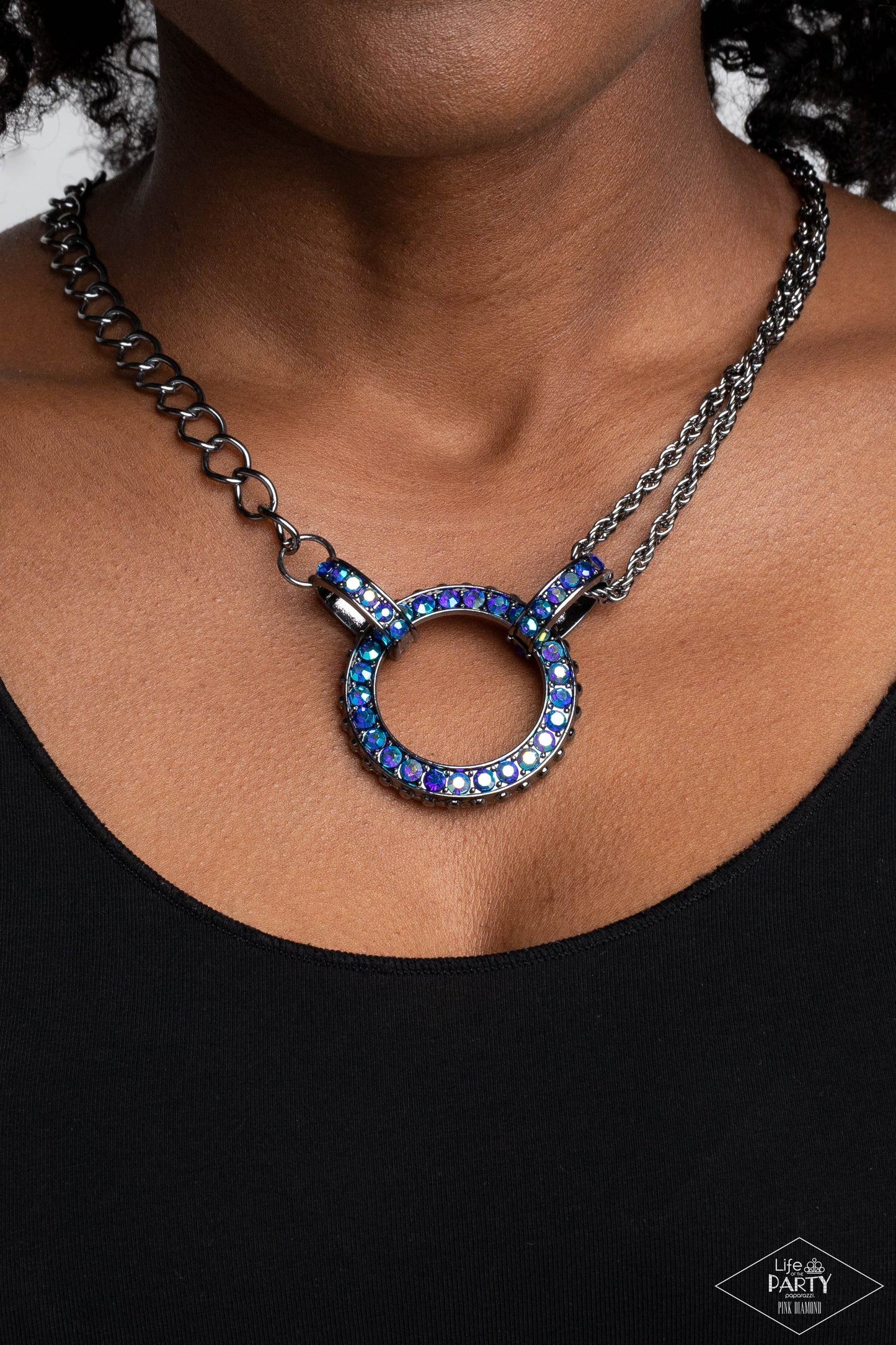 Razzle Dazzle Blue-Necklace
