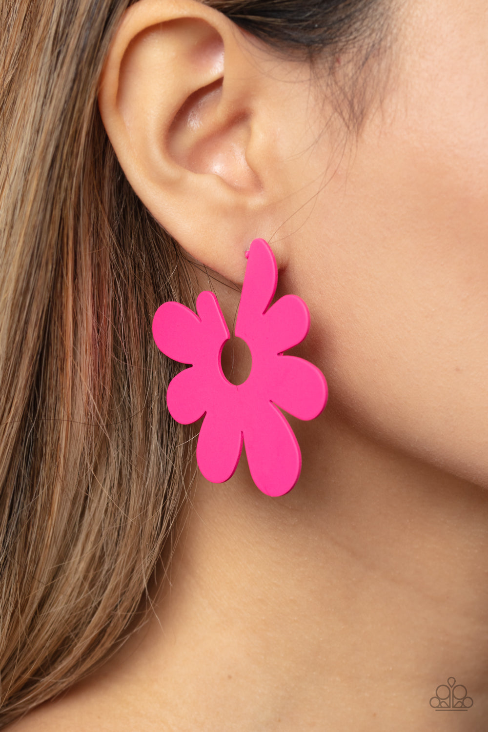 Flower Power Fantasy Pink-Earrings