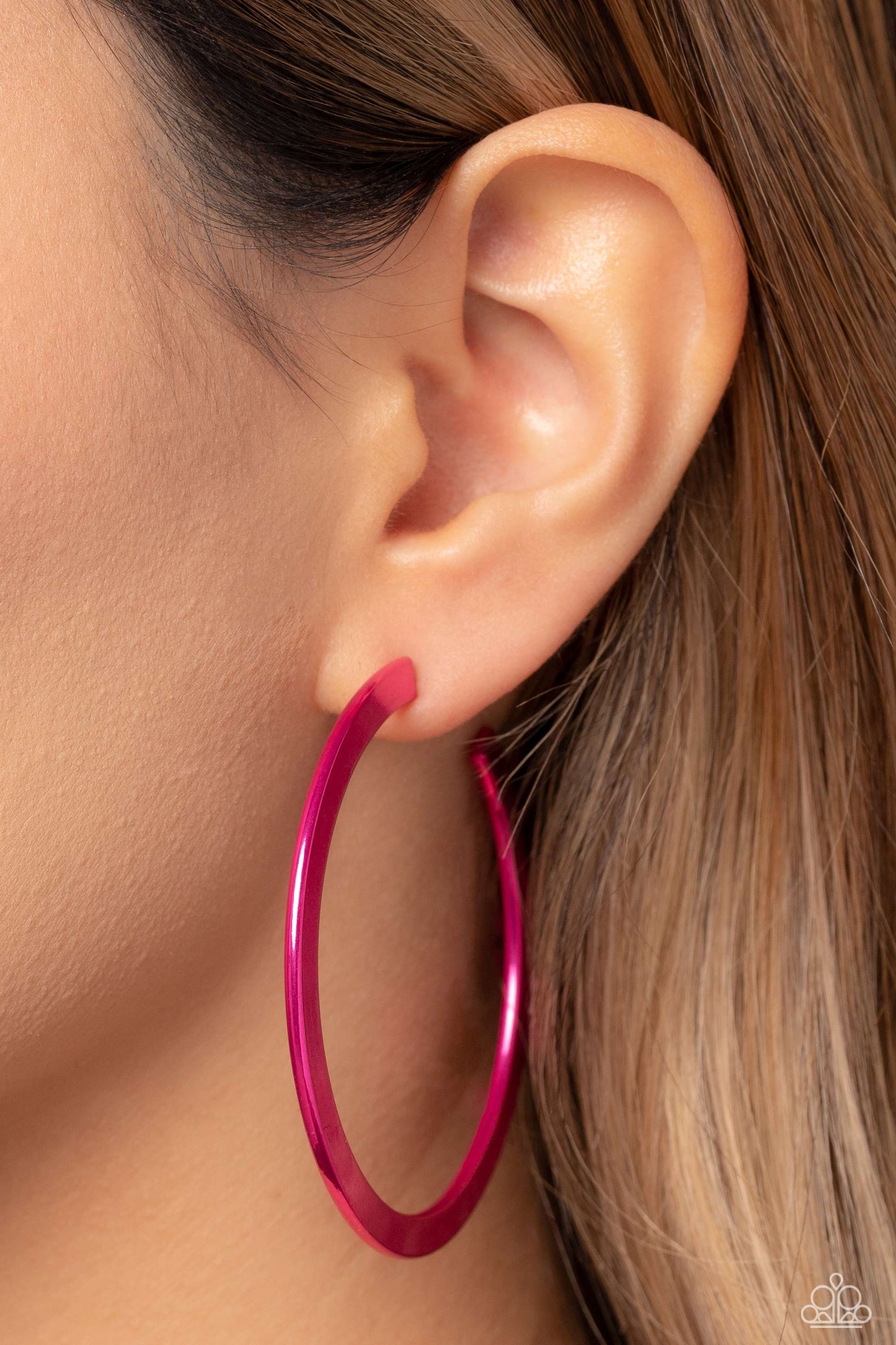 Pop HOOP Pink-Earrings