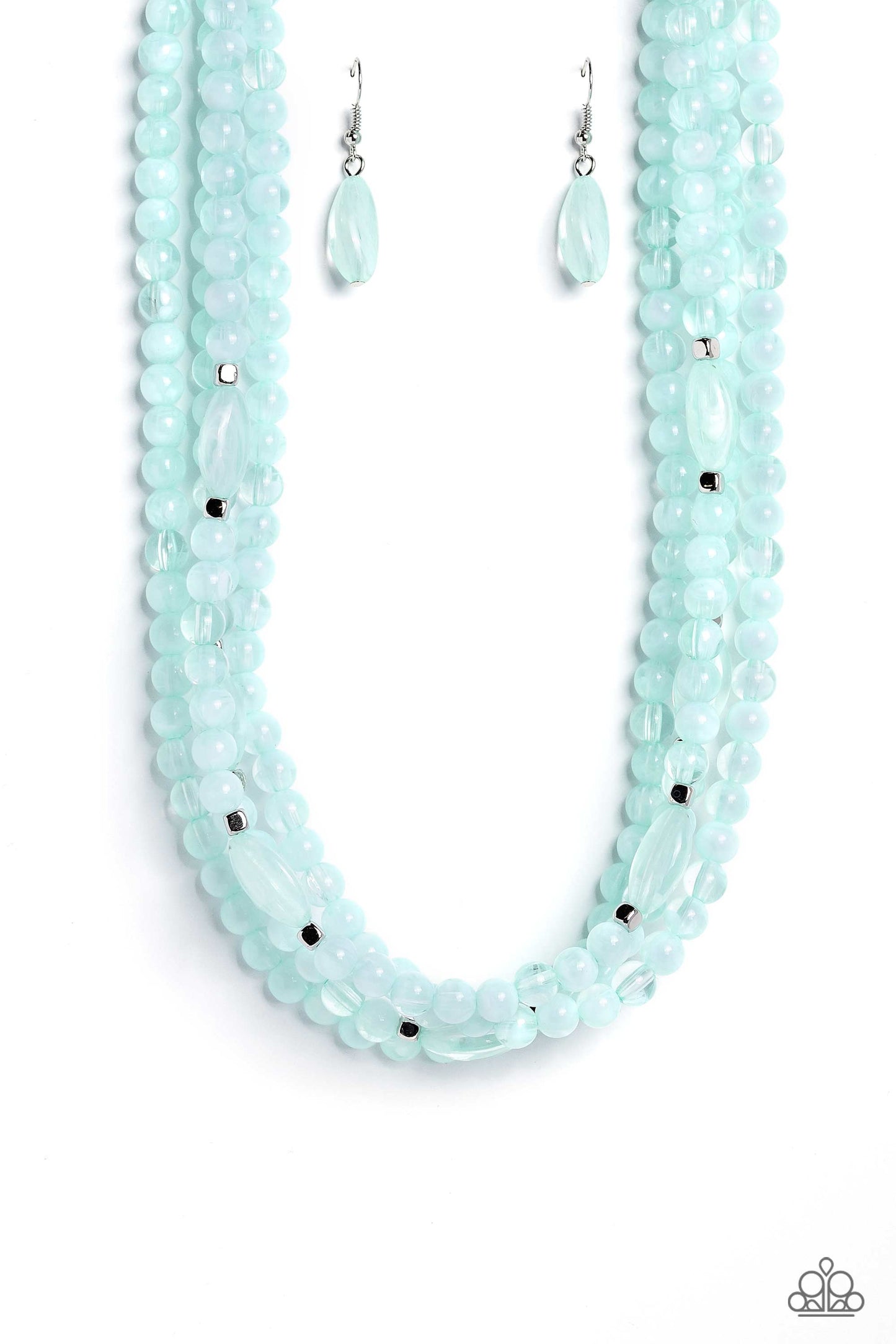 Layered Lass Blue-Necklace