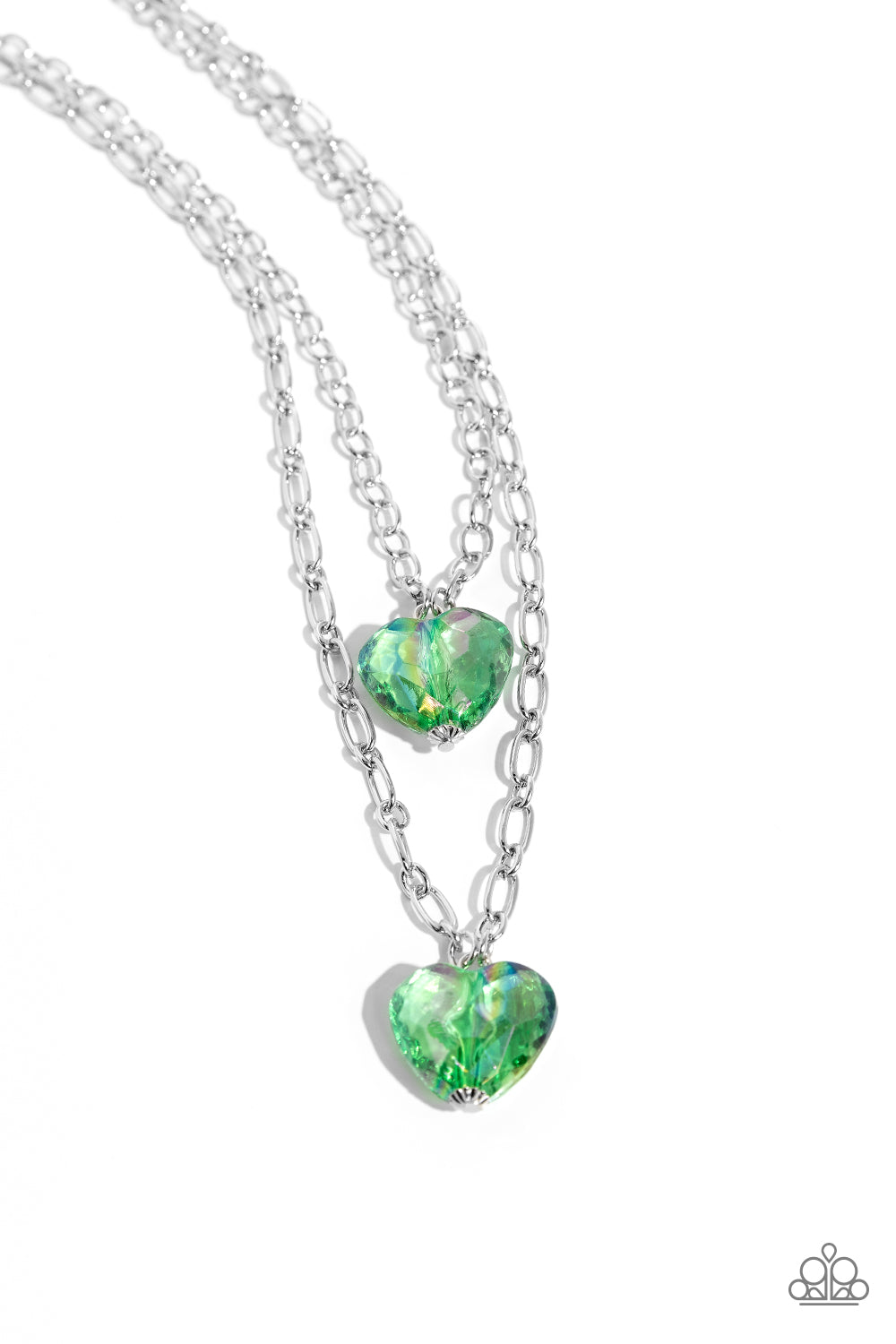 Layered Love Green-Necklace