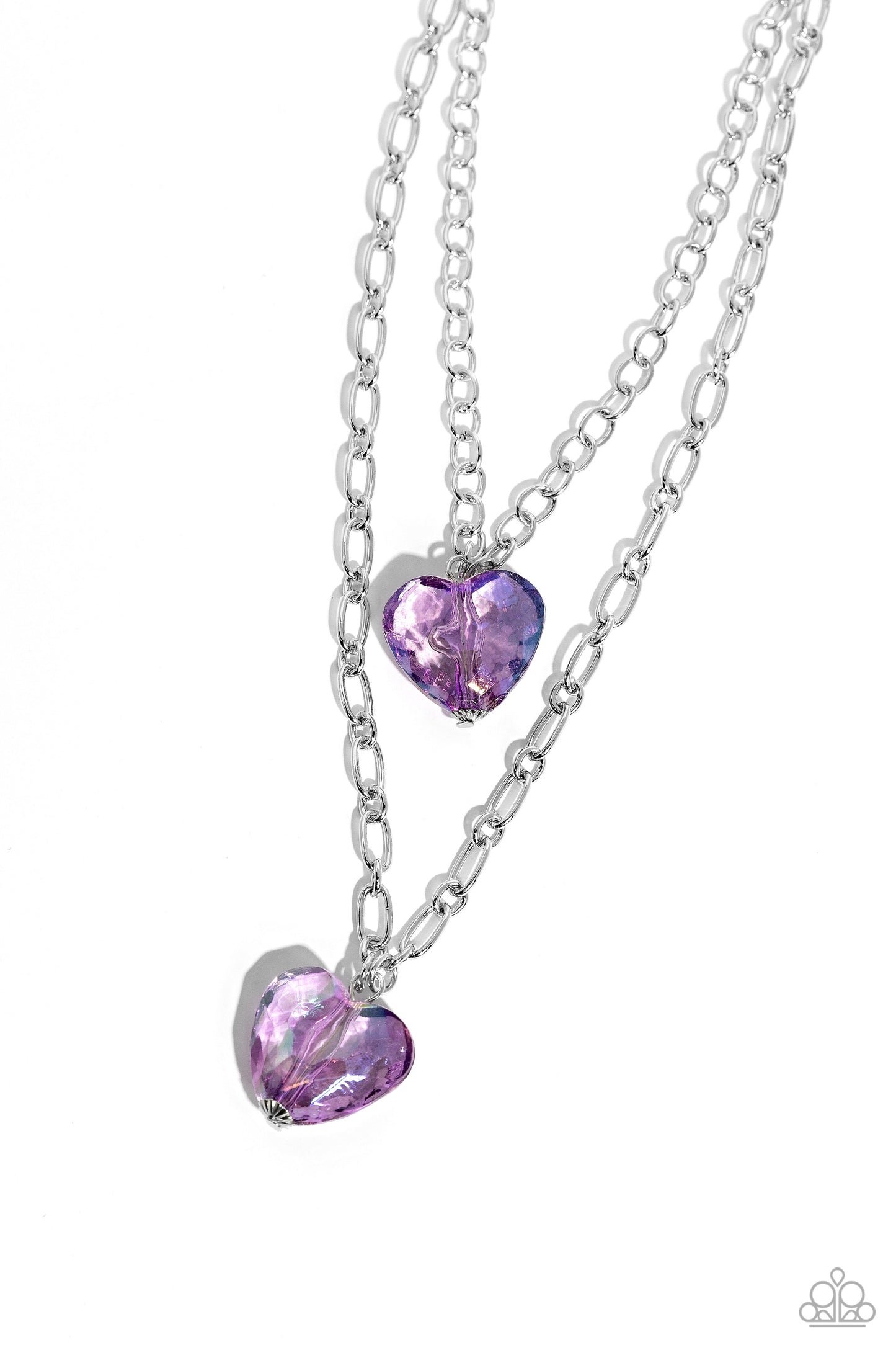 Layered Love Purple-Necklace