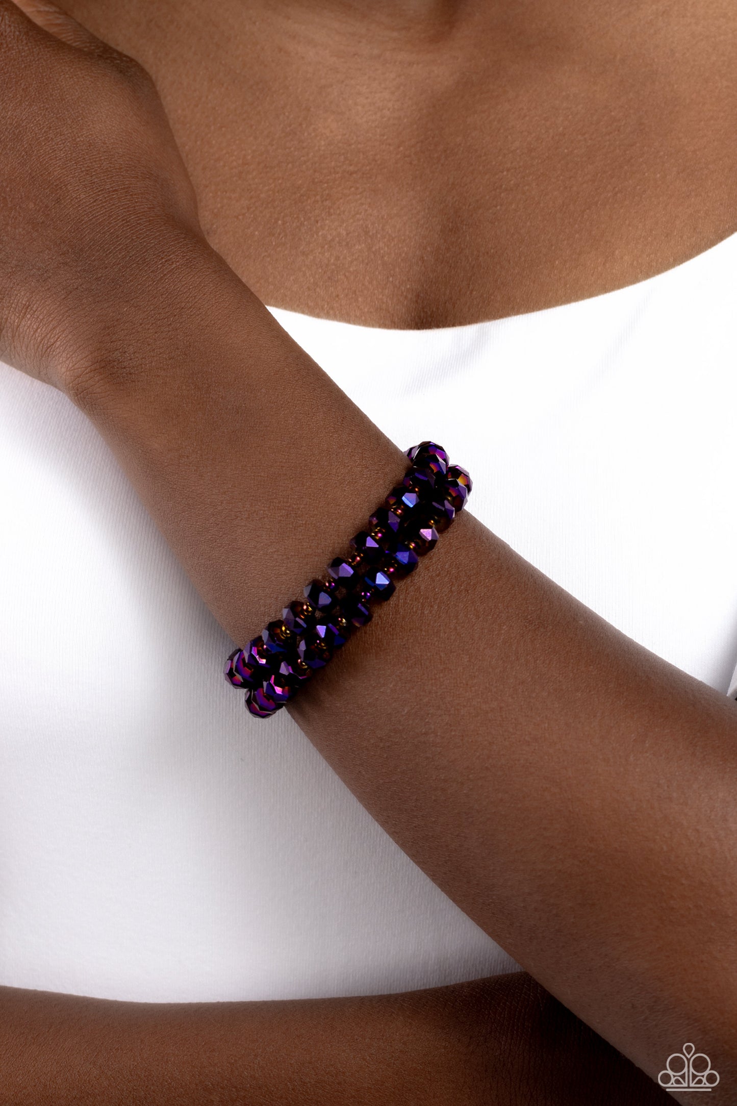 Seriously Stellar Purple-Bracelet