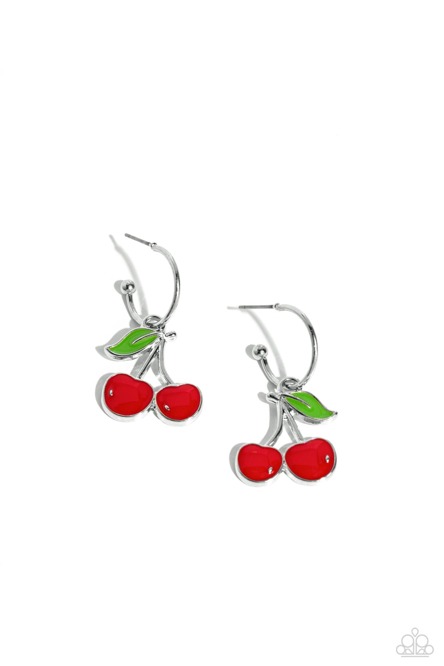 Cherry Caliber Red-Earrings