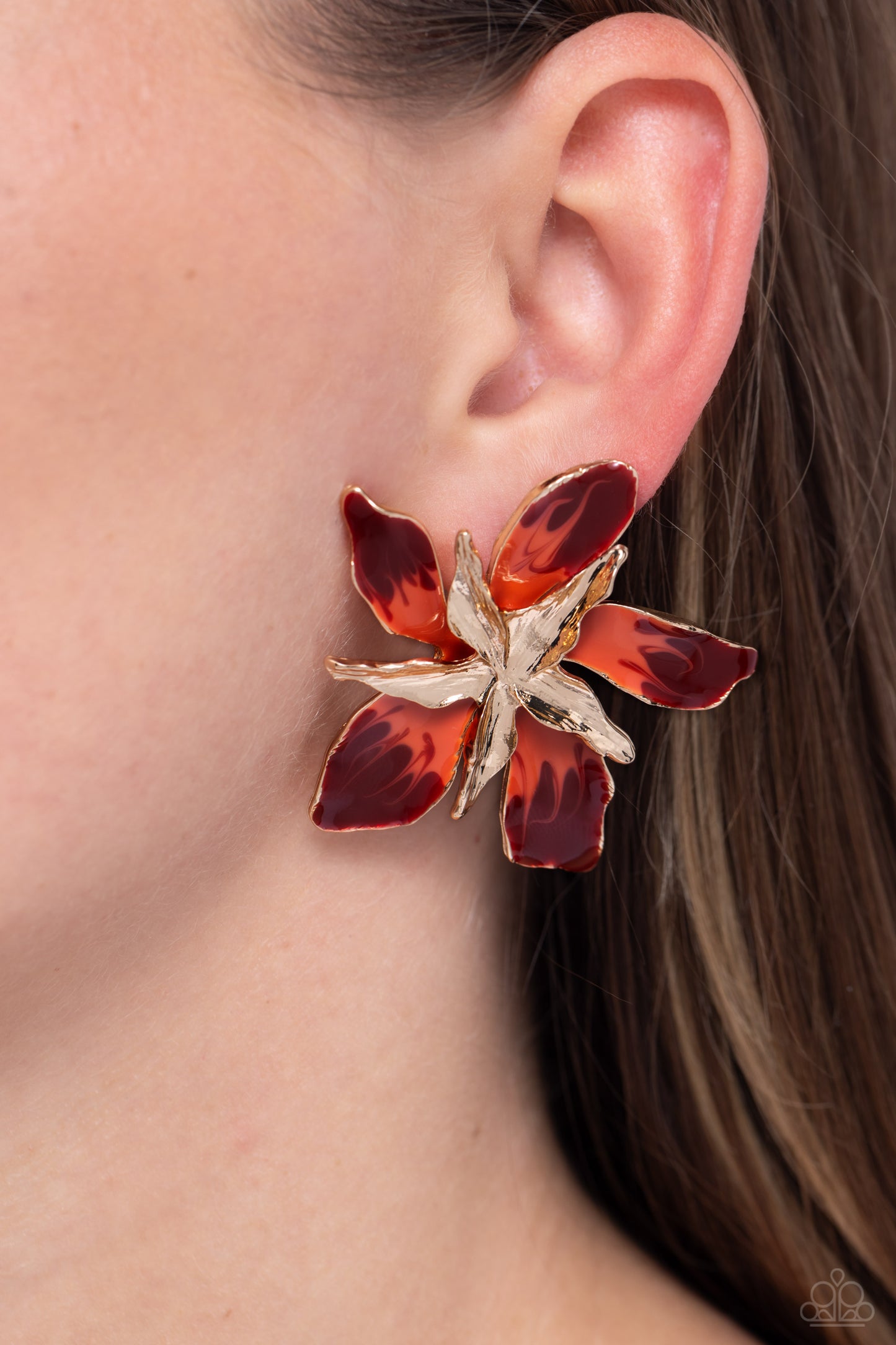 Warped Wallflower Red-Earrings