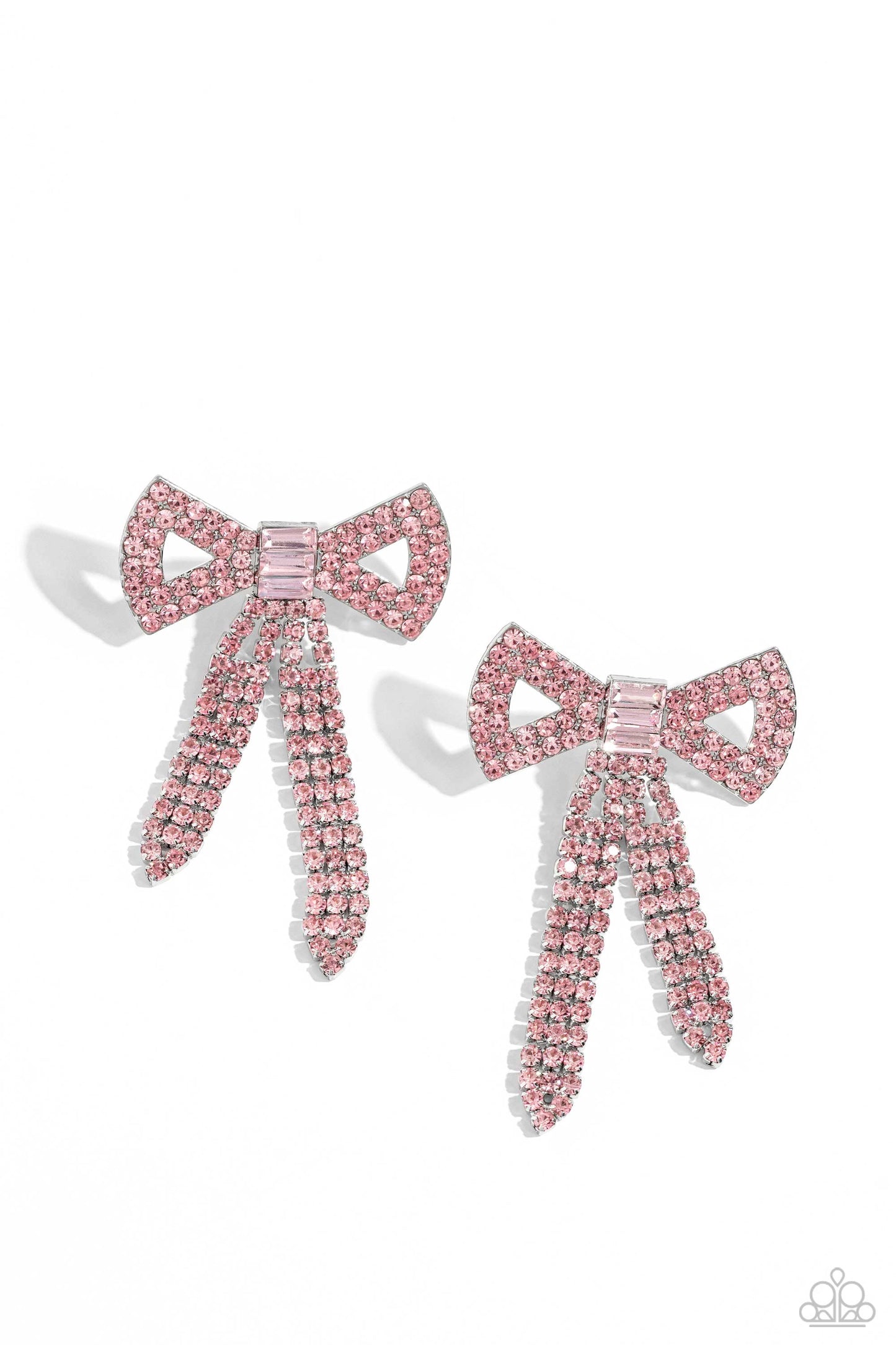 Just BOW With It Pink-Earrings