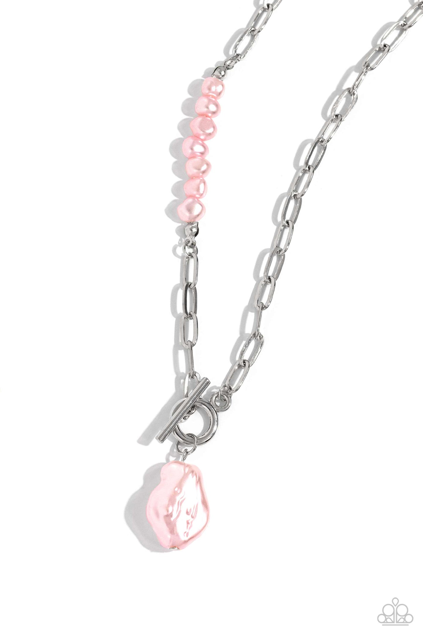 Courting Cosmopolitan Pink-Necklace