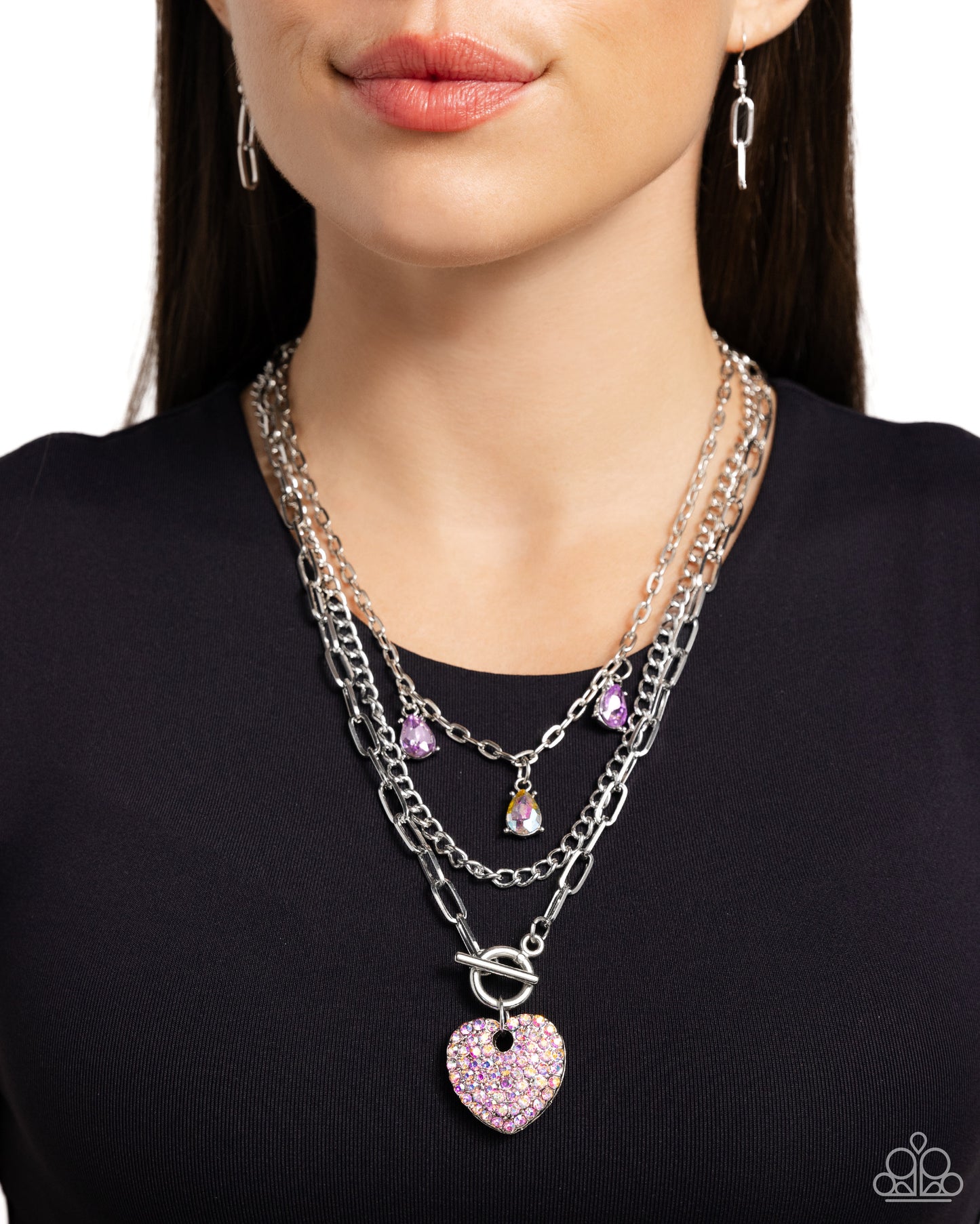 HEART History Purple-Necklace