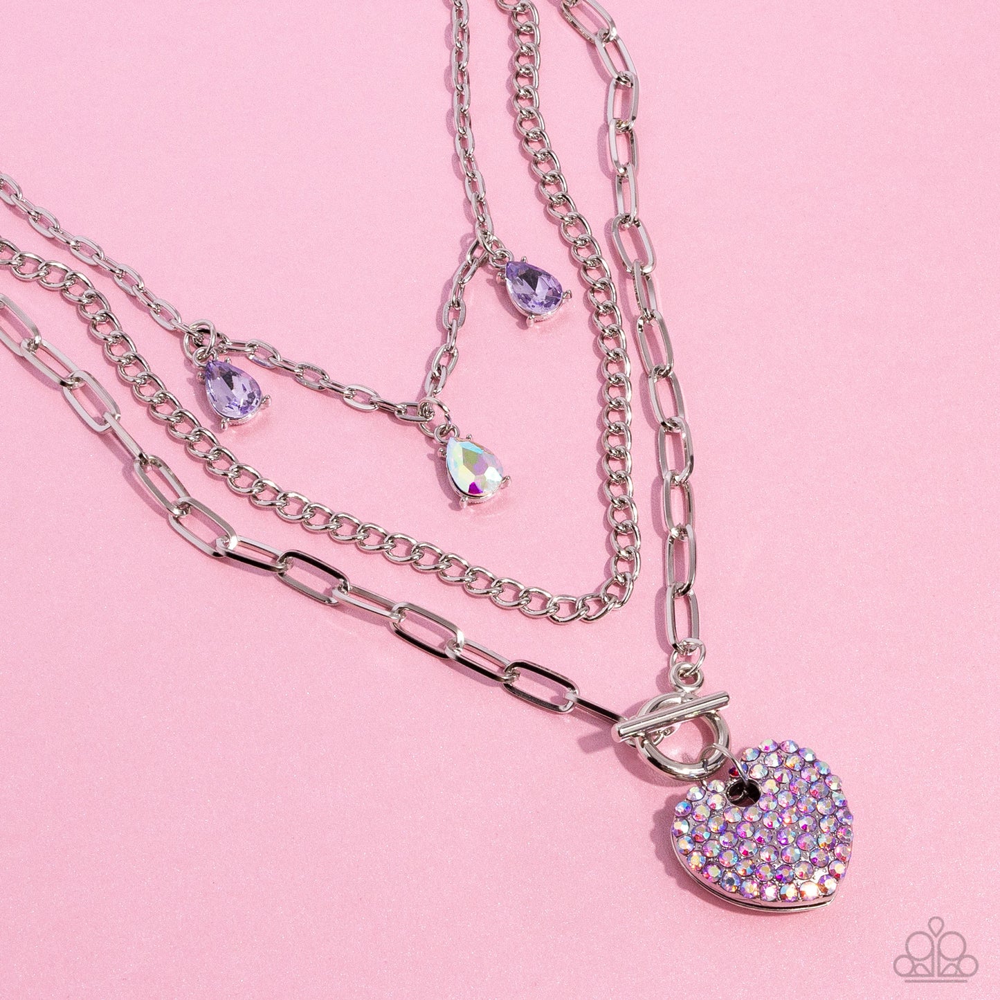 HEART History Purple-Necklace