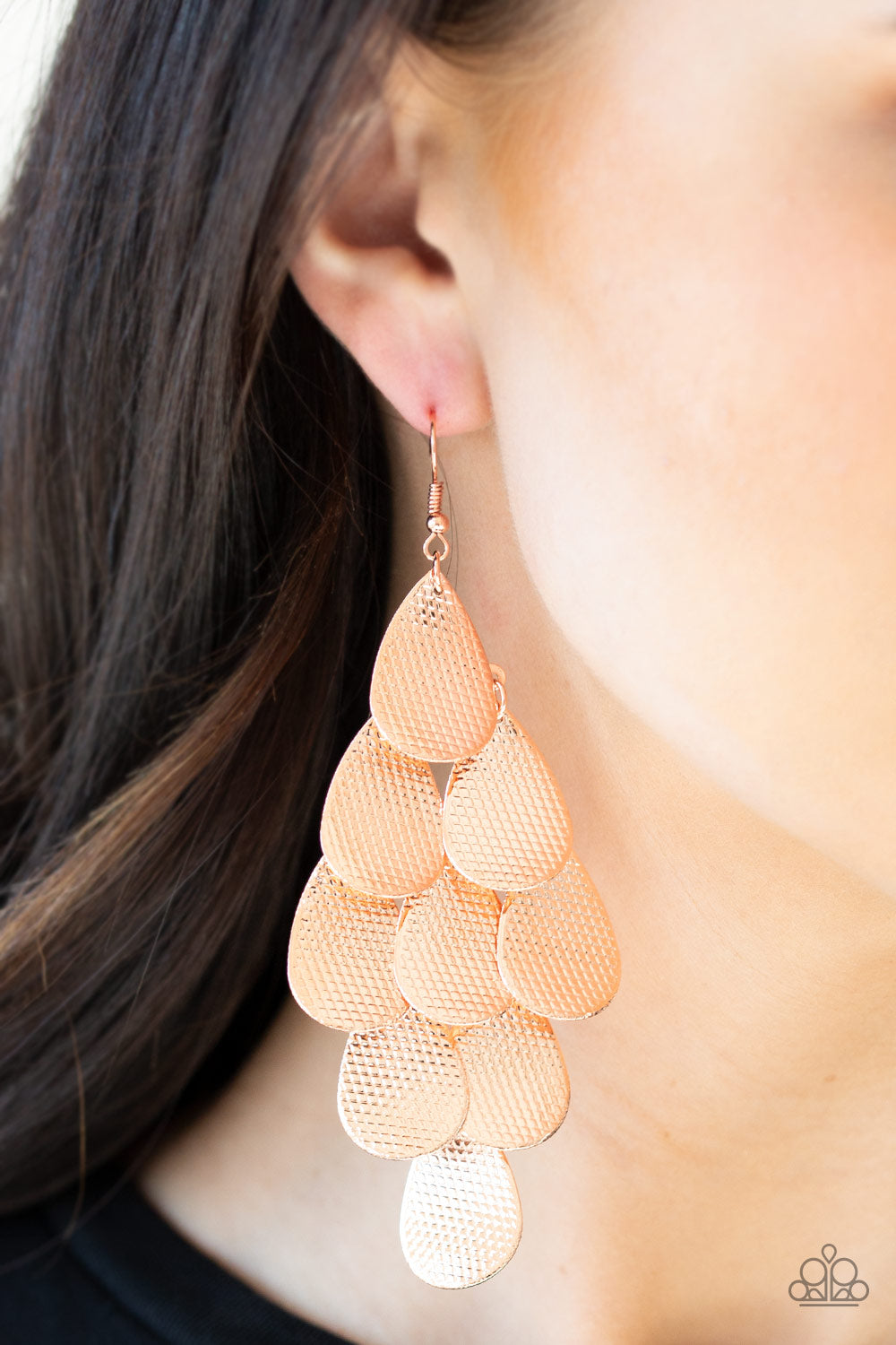 Iconic Illumination Copper-Earrings