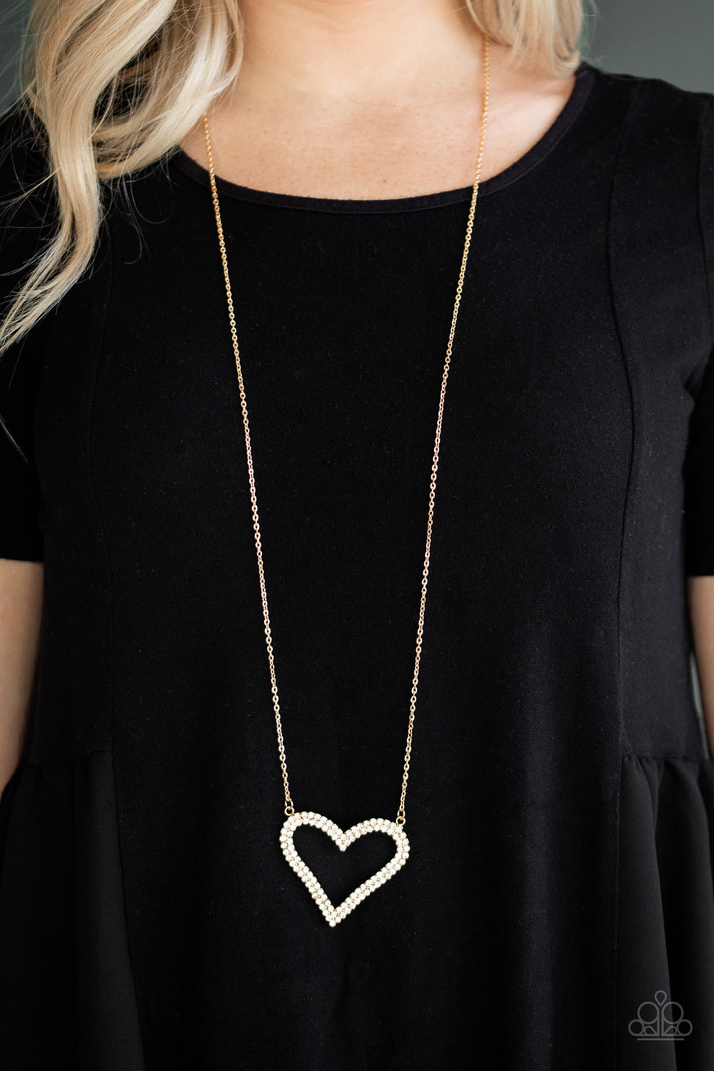 Pull Some HEART-strings Gold-Necklace