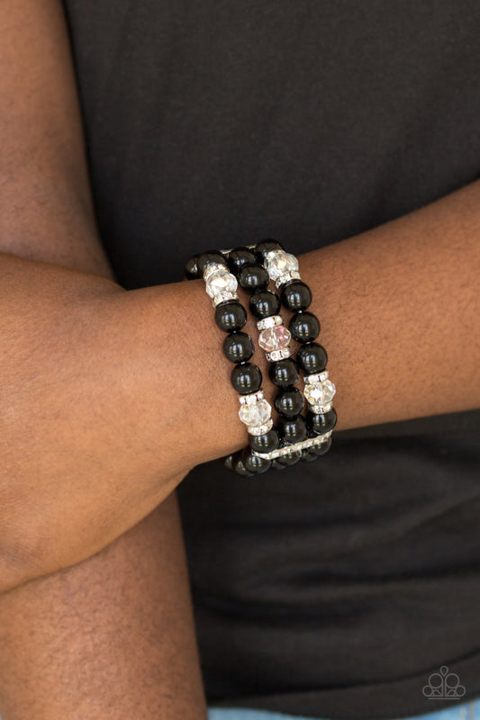 Undeniably Dapper Black-Bracelet