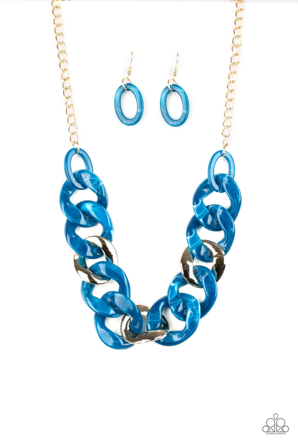I Have A HAUTE Date Blue-Necklace