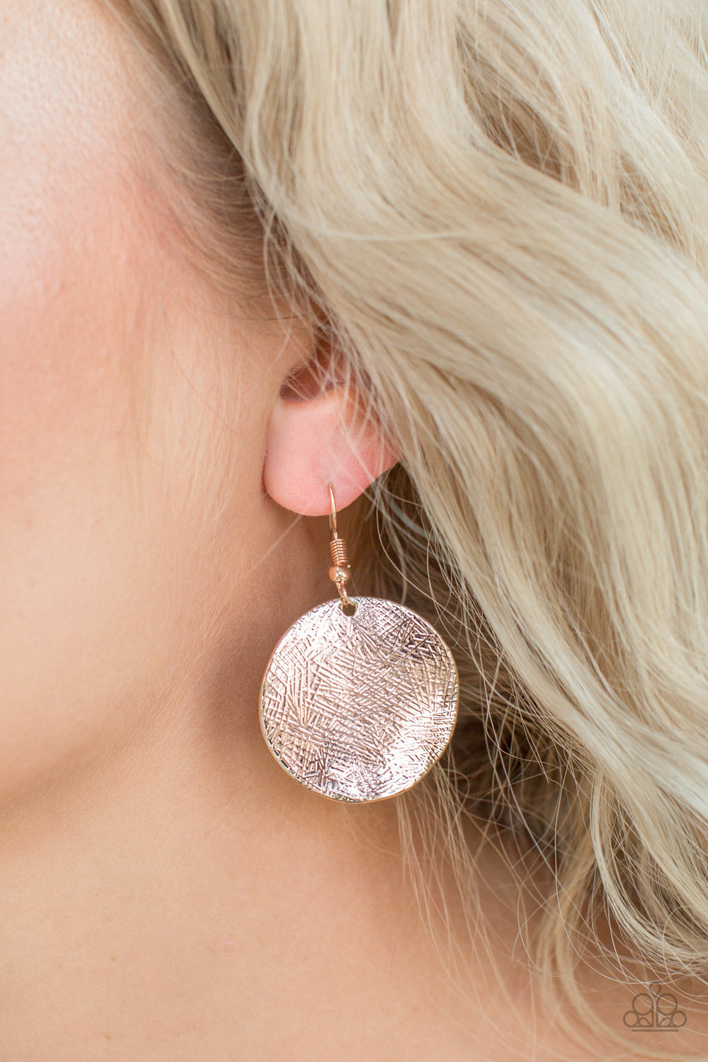 Basic Bravado Rose Gold-Earrings