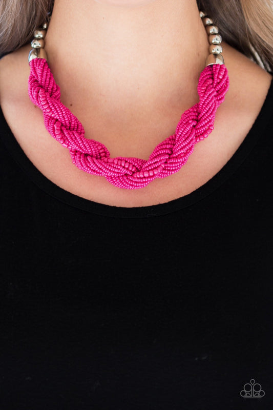Savannah Surfin Pink-Necklace