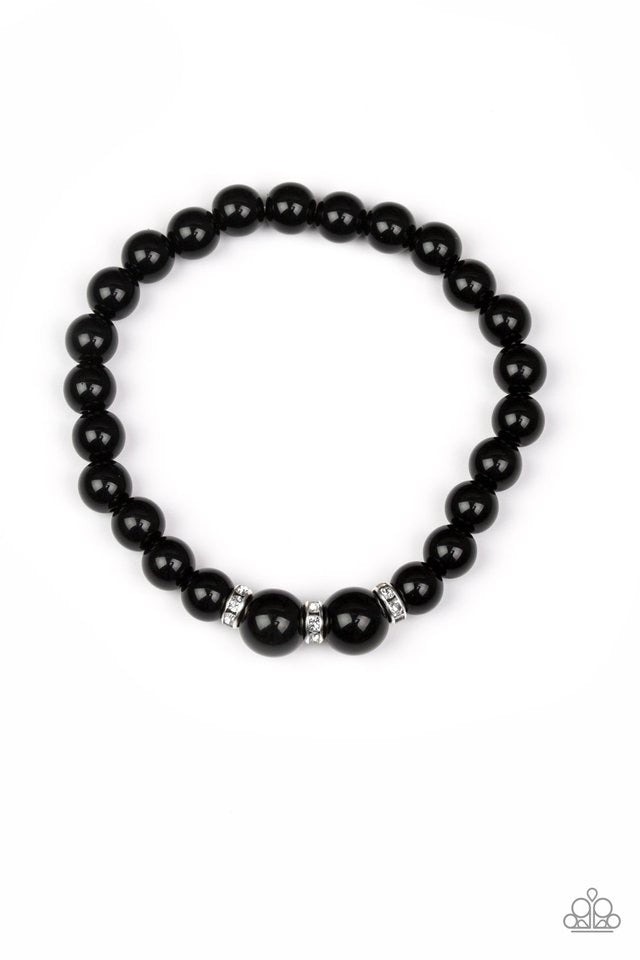 Radiantly Royal Black-Bracelet