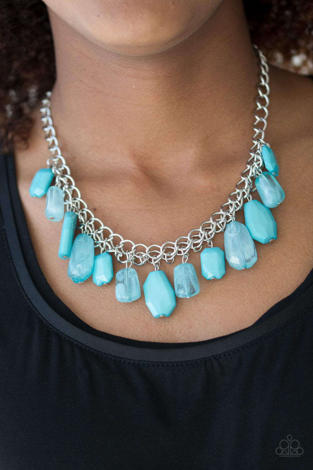 Glacier Goddess Blue-Necklace