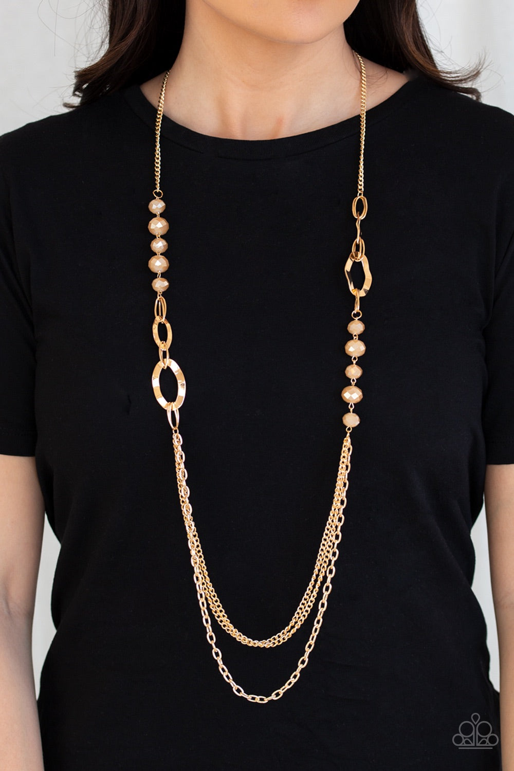 Modern Girl Glam Gold-Necklace